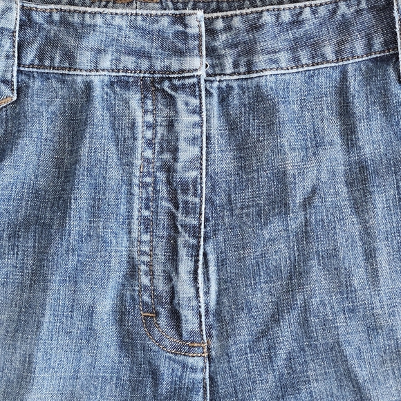 2pc Ann Taylor Denim Jacket and   Pant Set - Picture 3 of 7